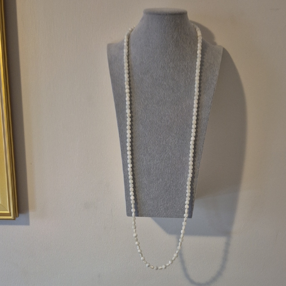 Mother Of PEARL Necklace 21" Braclet 6 1/2"  NATURAL